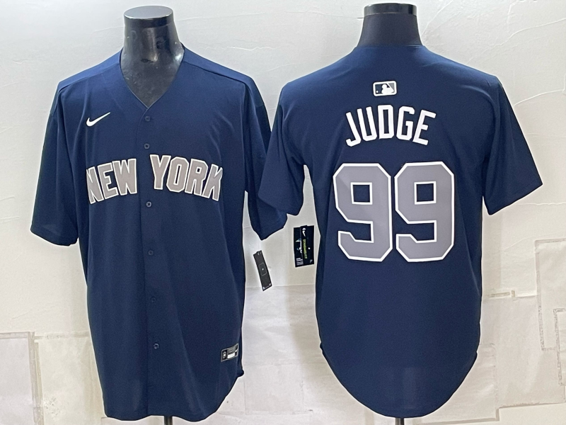 Men 2026 New York Yankees #99 Judge blue Nike MLB Jersey 0918007